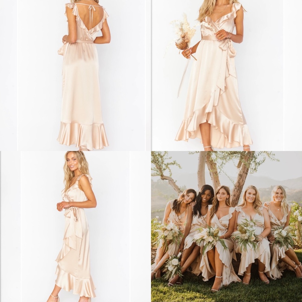 Samantha Ruffle Wrap Dress Show Me Your Mumu Bridesmaid